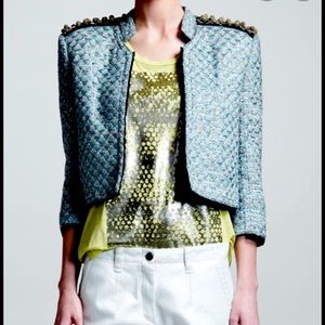 Kelly Wearstler Hydra Cropped Tweed Jacket